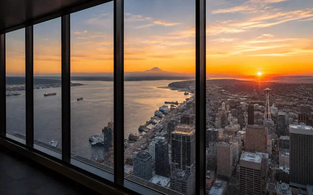 Views from Columbia Tower Sky View Observatory Seattle