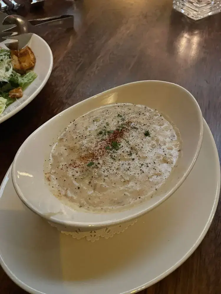 Clam Chowder at Metropolitan Grill, Seattle