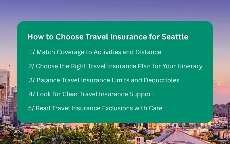 How to Choose Travel Insurance for Seattle