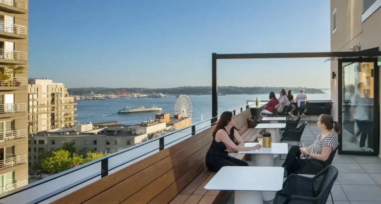 Little Bens Rooftop Bar at The State Hotel is one of the Best Rooftop Bars in Seattle With Views Youll Remember for Life